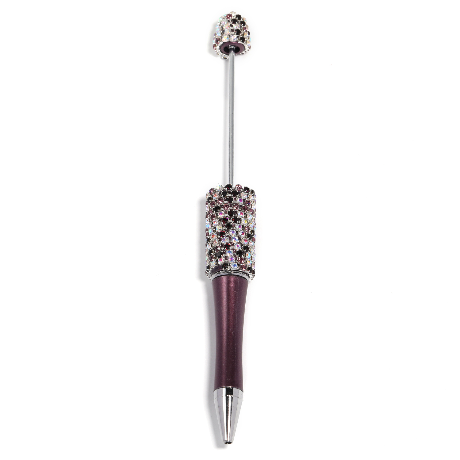 【P160】5pcs Beadable Pens in Solid Colors with Rhinestones and Flatback Pearls-JPM