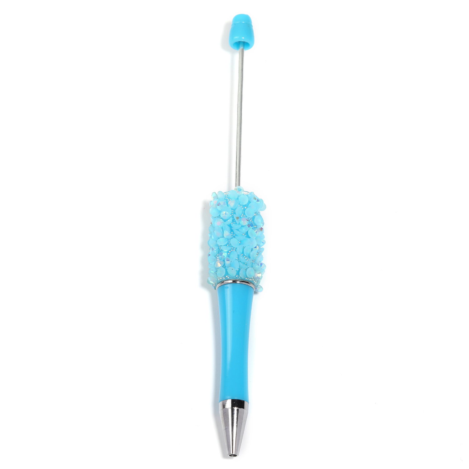 【P162】5pcs  Rhinestone Beadable Pen-JPM