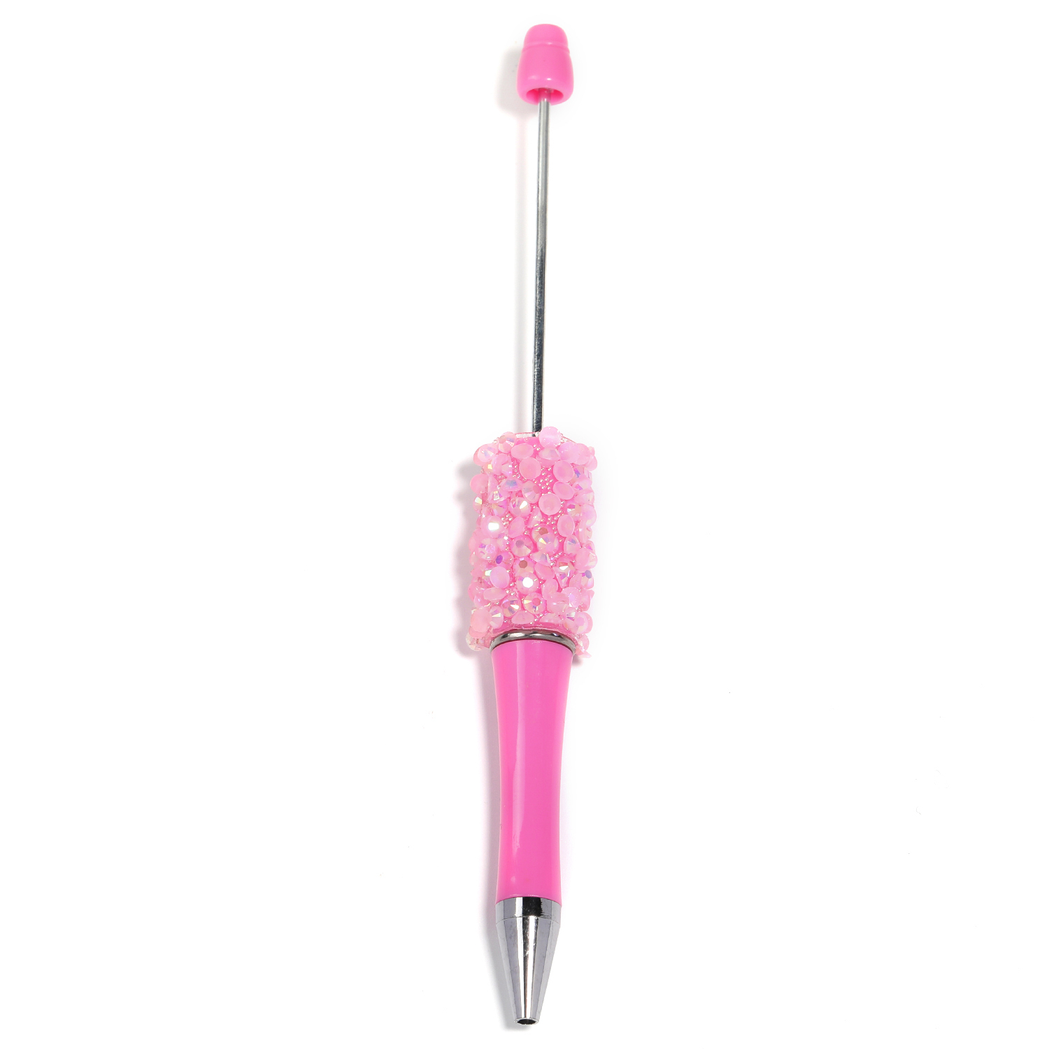 【P162】5pcs  Rhinestone Beadable Pen-JPM