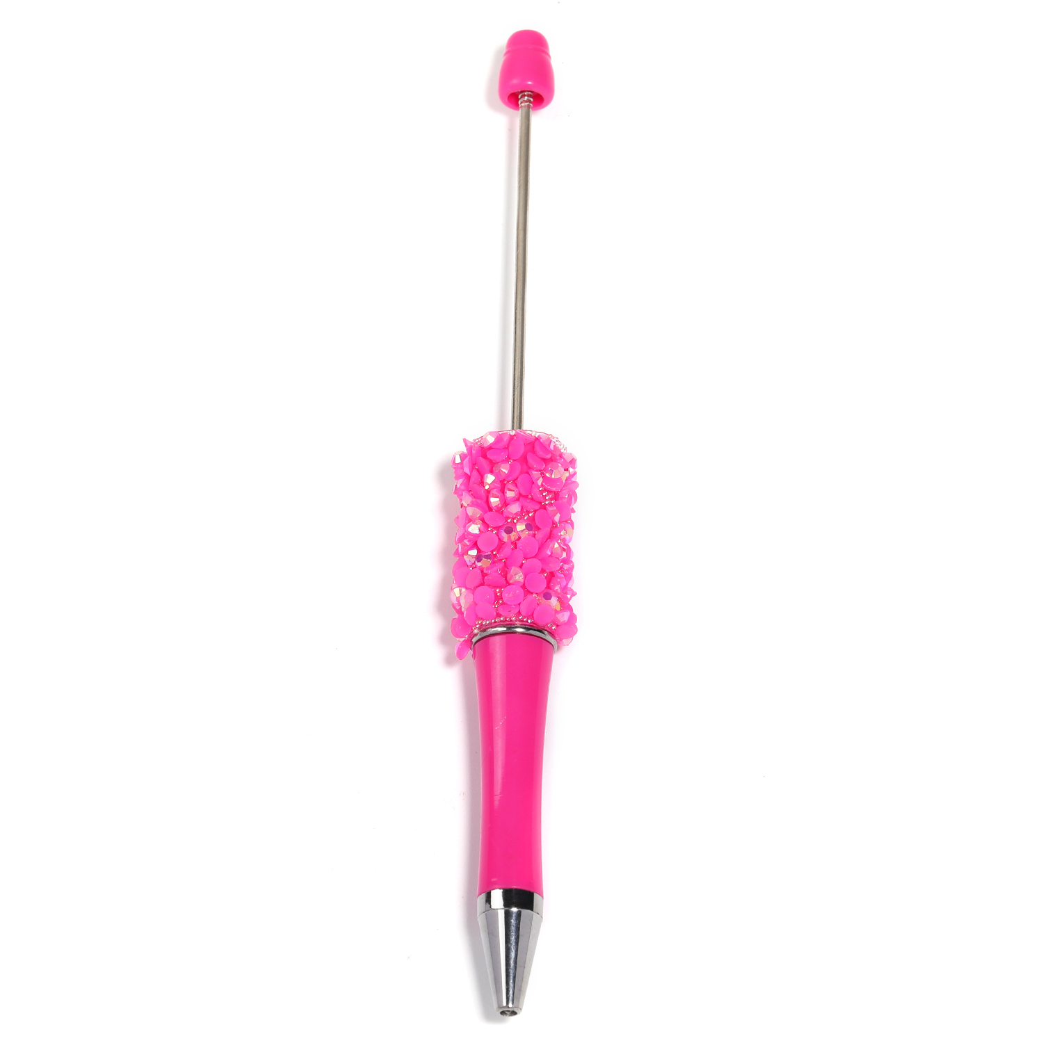【P162】5pcs  Rhinestone Beadable Pen-JPM