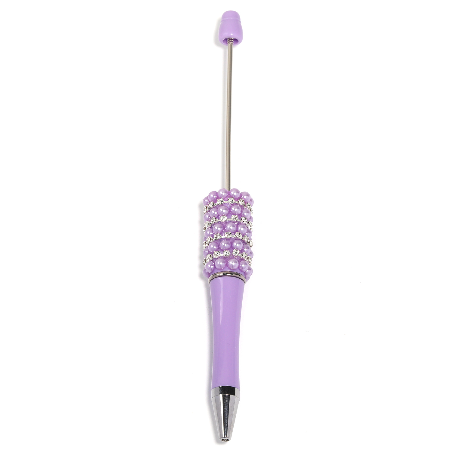 【P174】5pcs  Bead Ballpoint Pen pearl Beadable Pen -JPM