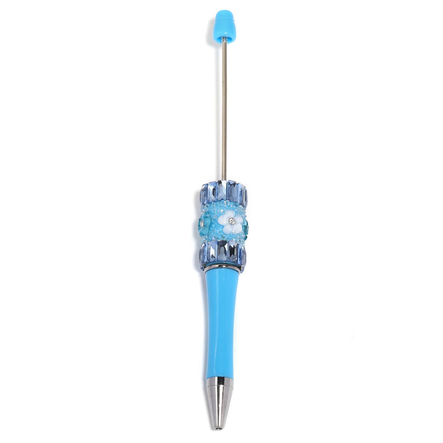 【P181】5pcs Beadable Pens new petal diamond style-JPM