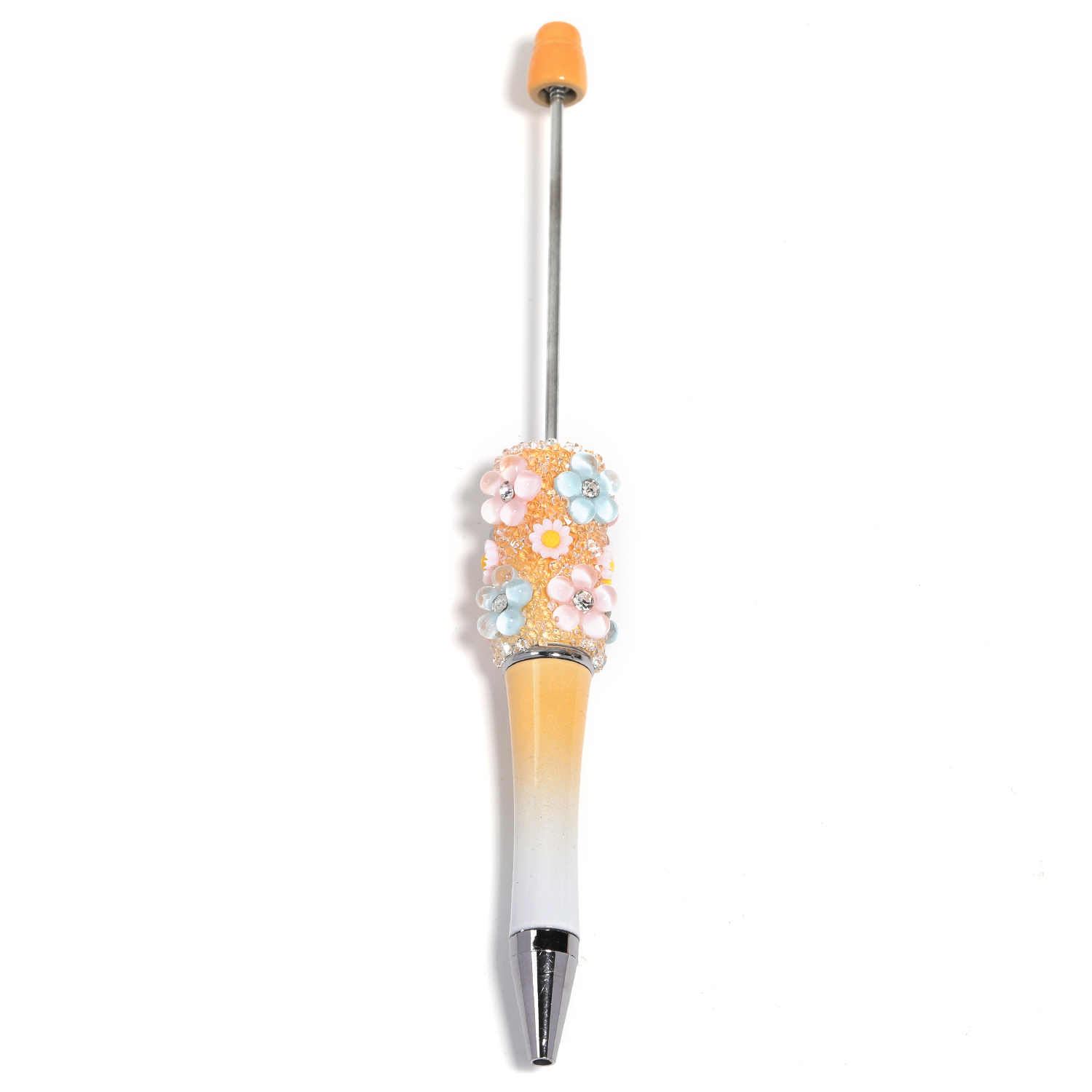 【P182】5pcs Beadable Pens new flower style-JPM