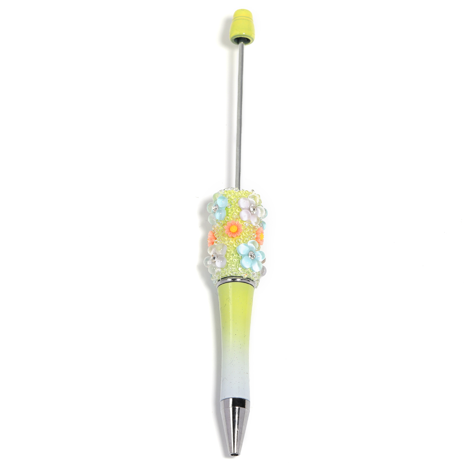【P182】5pcs Beadable Pens new flower style-JPM