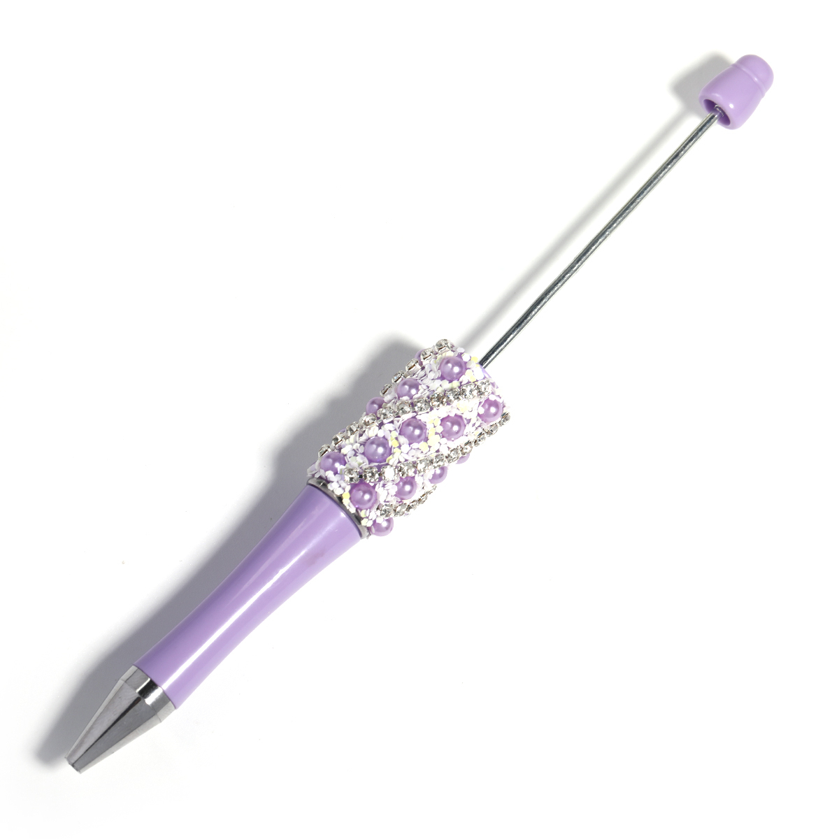 【P207】5pcs pearl claw chain beadable pen -JPM