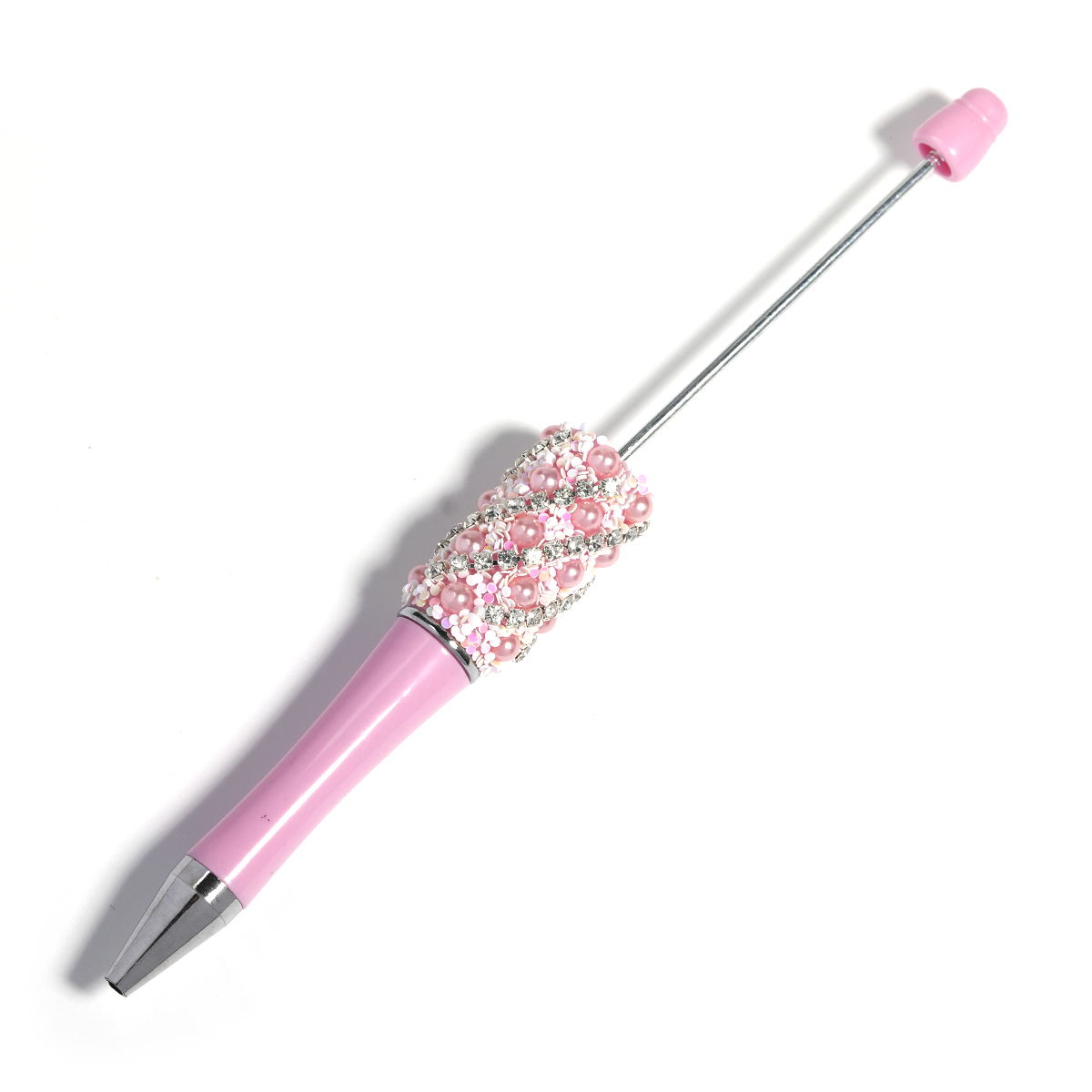 【P207】5pcs pearl claw chain beadable pen -JPM
