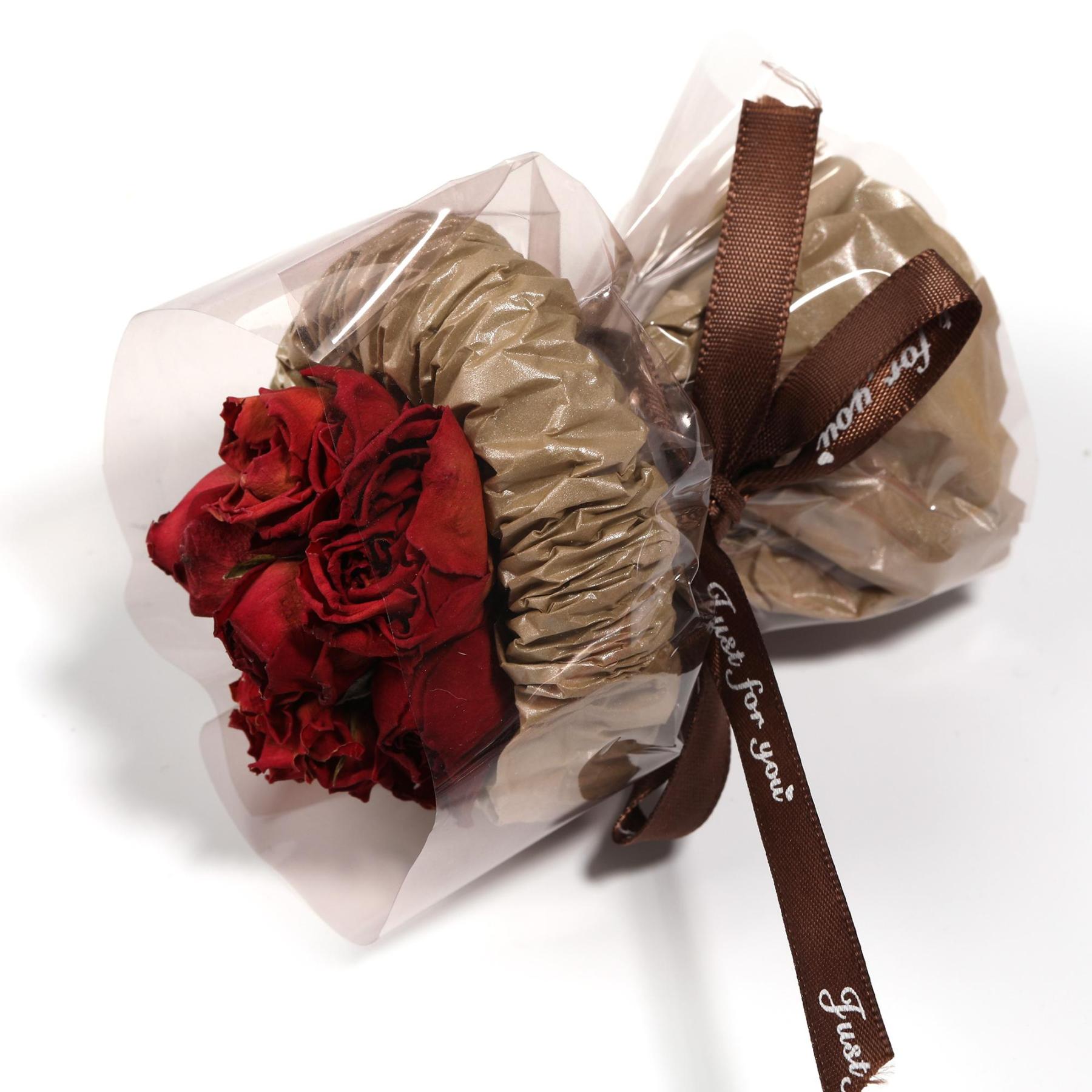 【B267】4 cm colorful ribbon, simulating flower gift