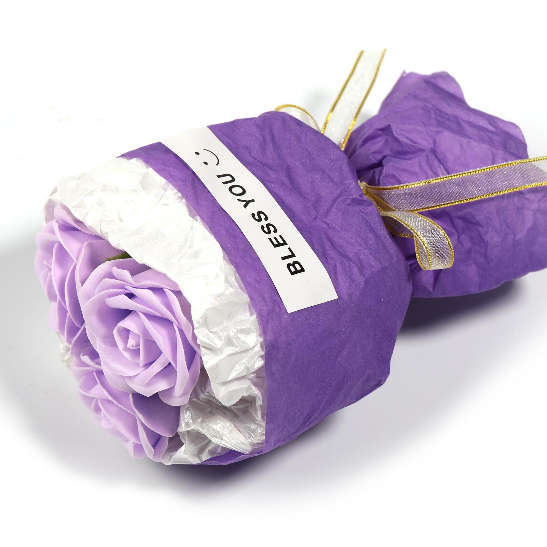 【B267】4 cm colorful ribbon, simulating flower gift