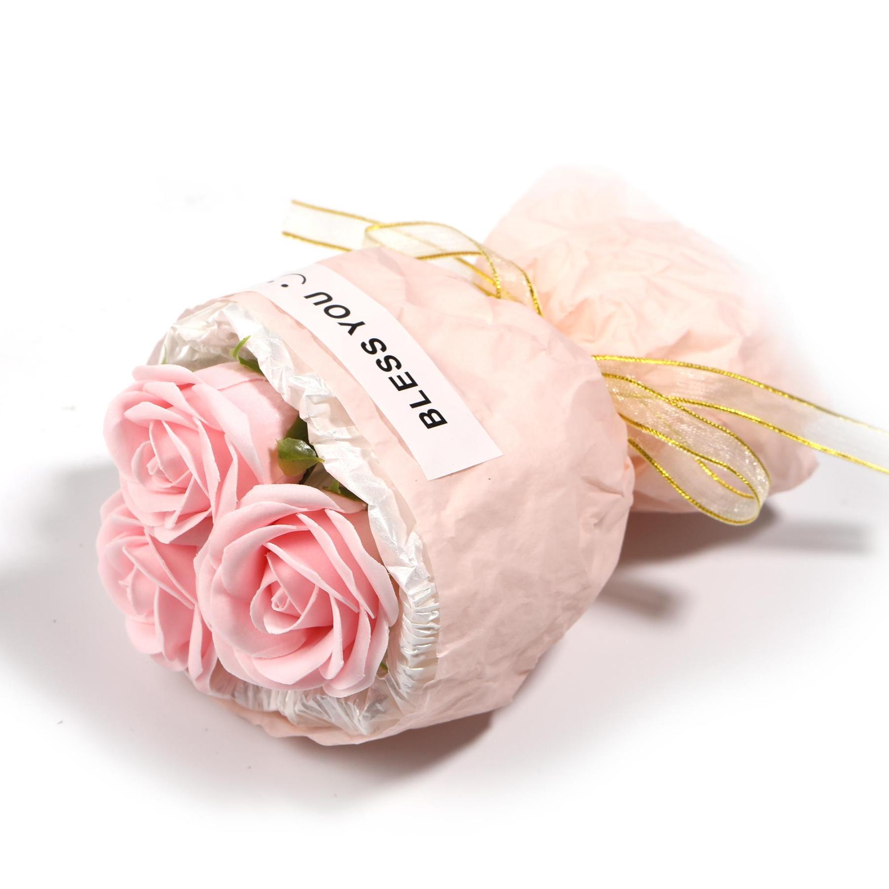 【B267】4 cm colorful ribbon, simulating flower gift