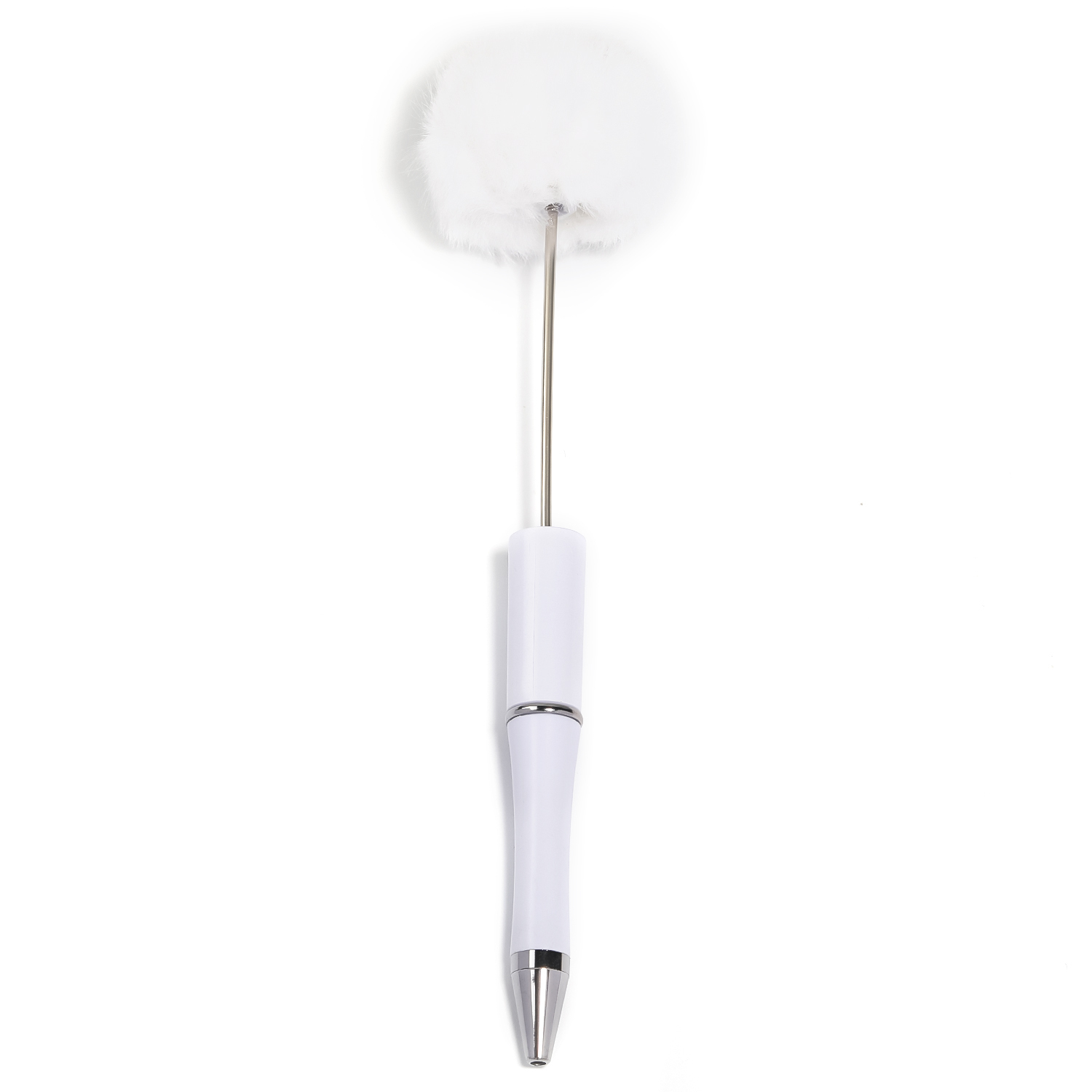 【P171】5pcs  Pom Pom Beadable Pen DIY Beaded Ballpoint Pen-JPM