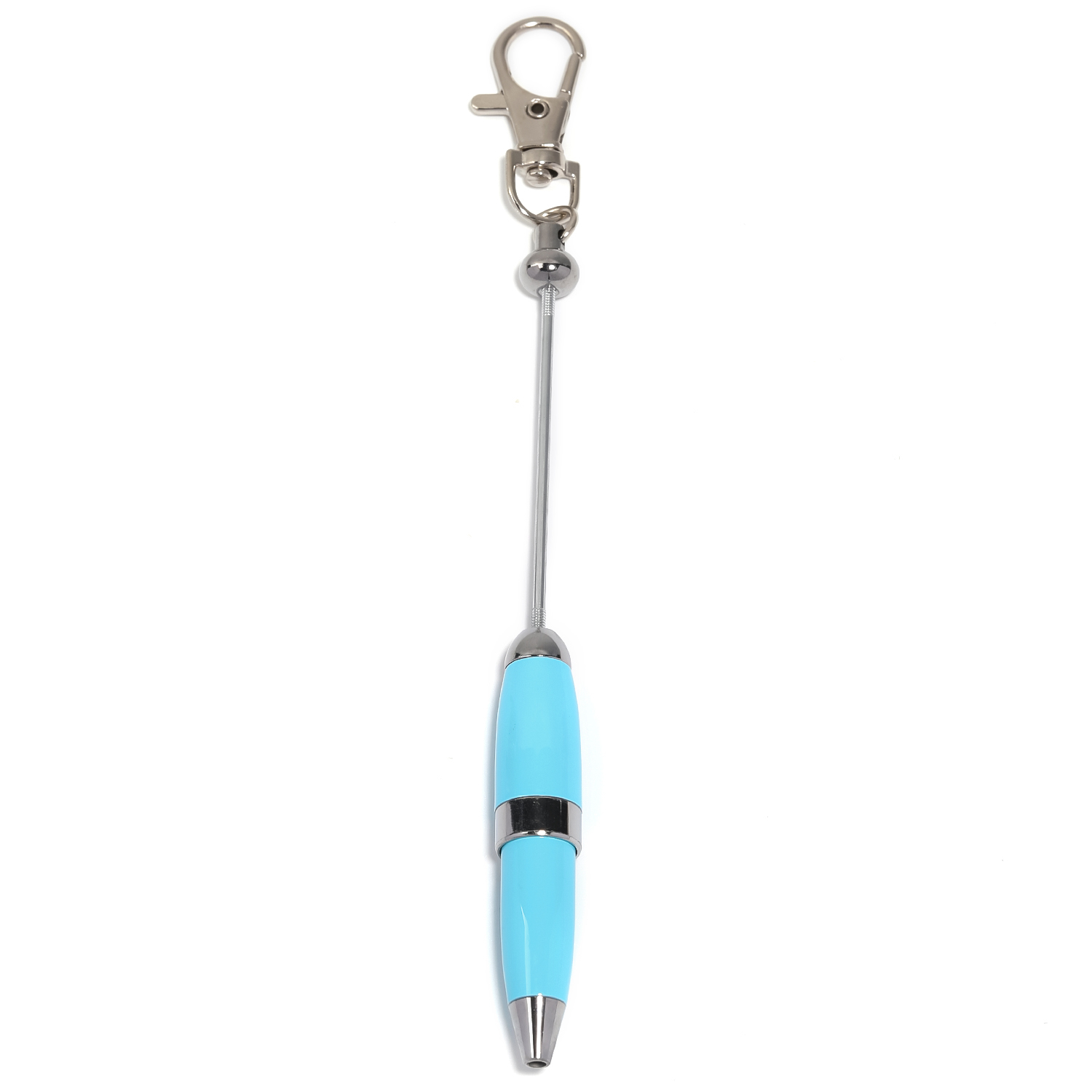 【P170】5pcs  Mini Beadable Keychain Pen DIY -JPM