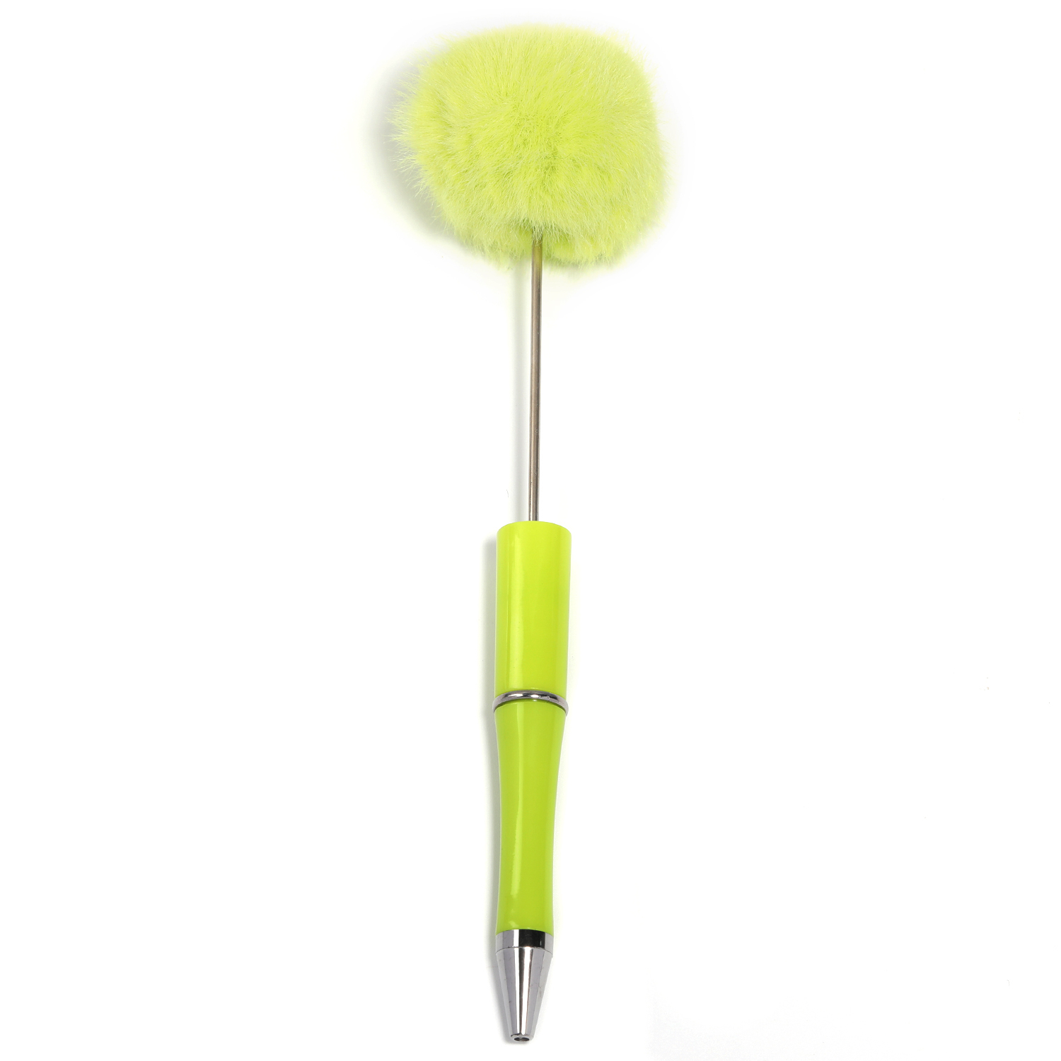 【P171】5pcs  Pom Pom Beadable Pen DIY Beaded Ballpoint Pen-JPM