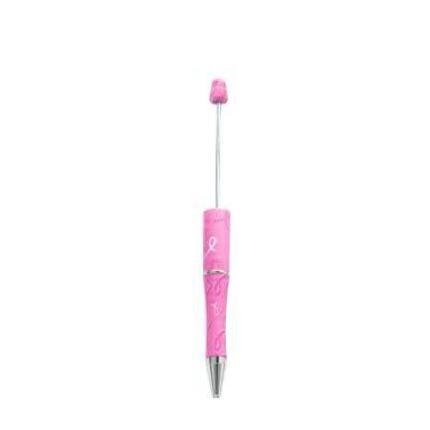【P1】Beadable Pens Bulk Plastic Bead Ballpoint Pens for DIY 