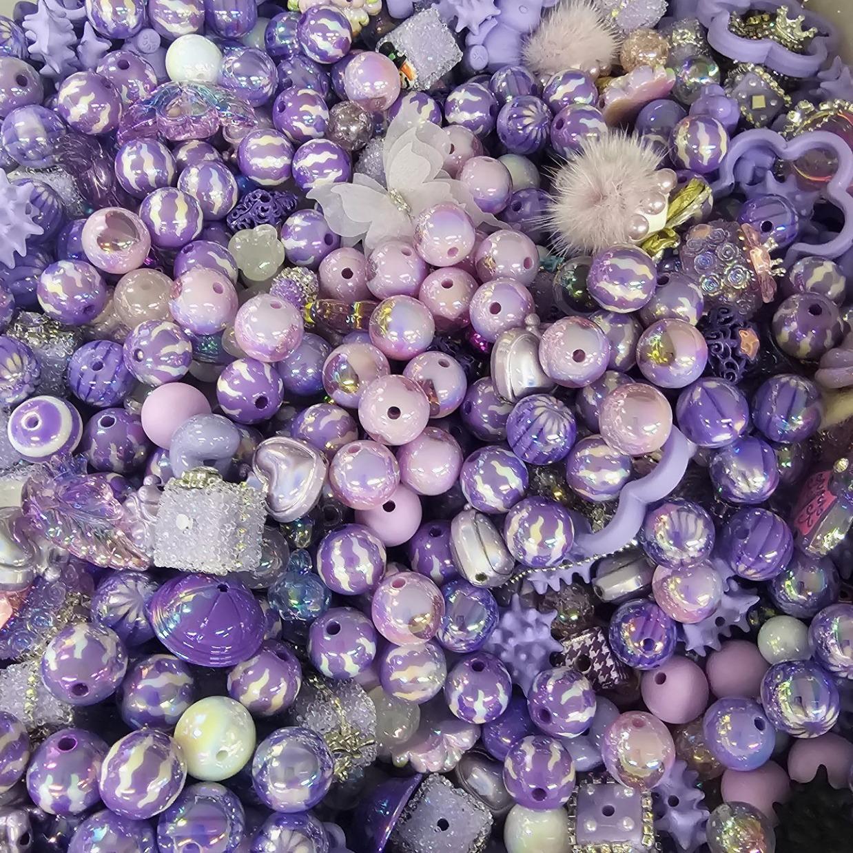 【HS】5oz Colour mix bead accessories set with various shapes available 