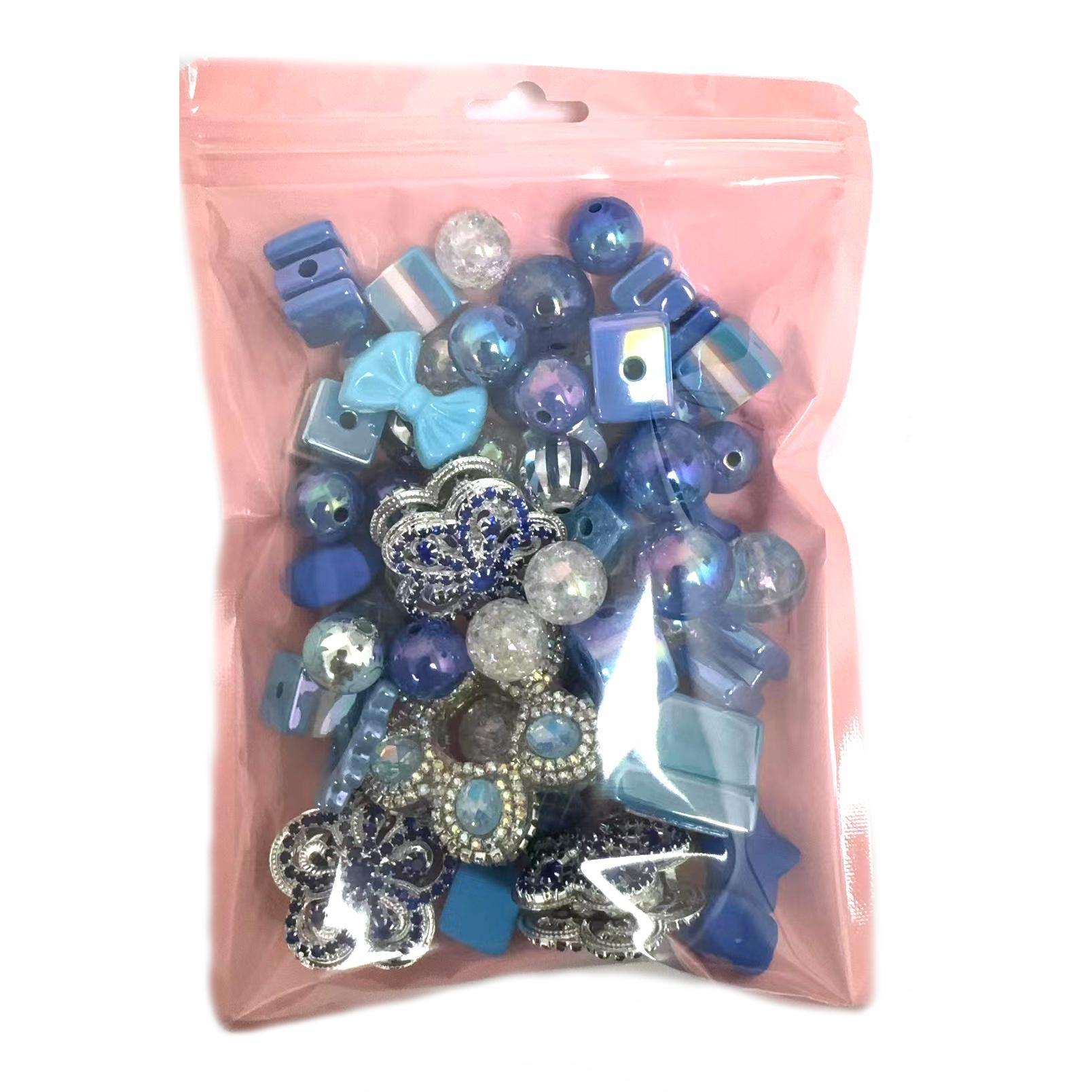 【HS】5oz Colour mix bead accessories set with various shapes available DIY Bead