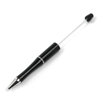 【P1】Beadable Pens Bulk Plastic Bead Ballpoint Pens for DIY 