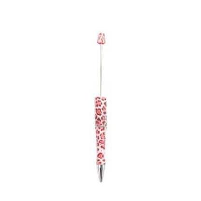 【P1】Beadable Pens Bulk Plastic Bead Ballpoint Pens for DIY 