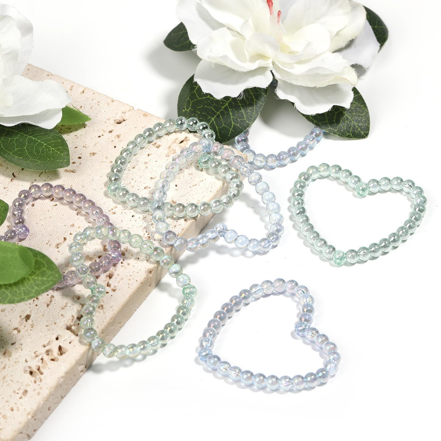 【B29】55pcs heart frames Acrylic AB color love heart hollow hole -JPM