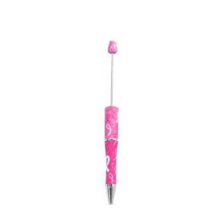 【P1】Beadable Pens Bulk Plastic Bead Ballpoint Pens for DIY 