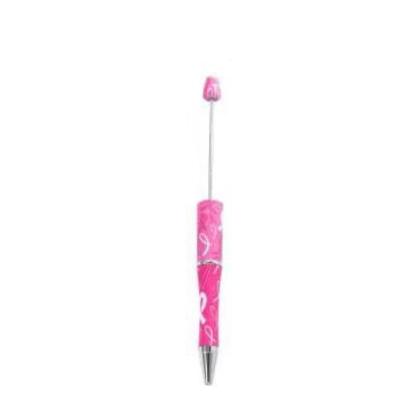 【P1】Beadable Pens Bulk Plastic Bead Ballpoint Pens for DIY 