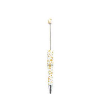 【P1】Beadable Pens Bulk Plastic Bead Ballpoint Pens for DIY 
