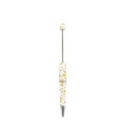【P1】Beadable Pens Bulk Plastic Bead Ballpoint Pens for DIY 
