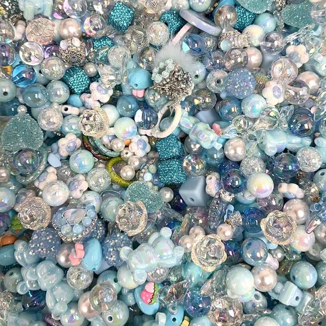 【HS】5oz Colour mix bead accessories set with various shapes available DIY Bead