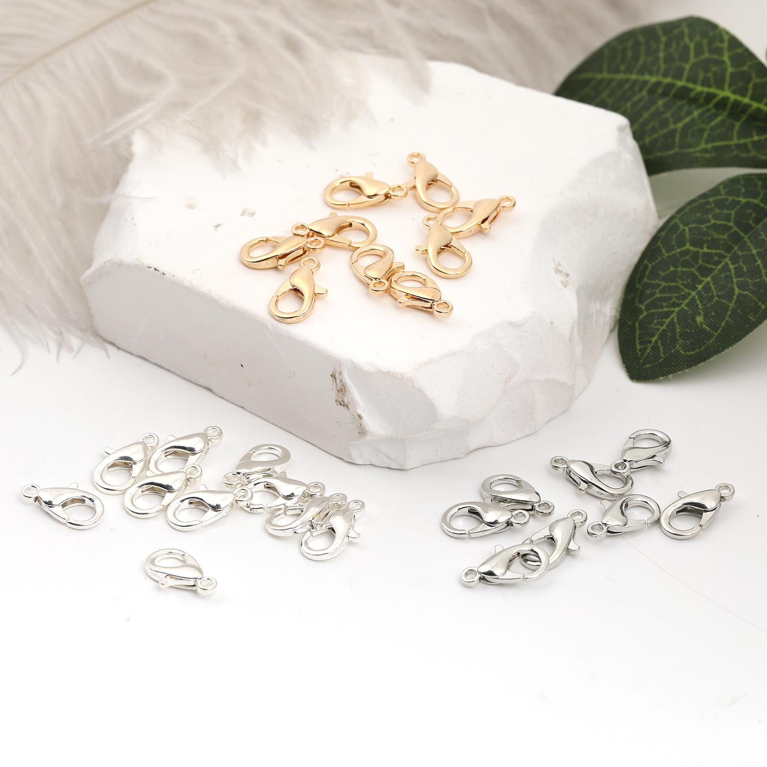 【B33】Qty 500 Metal alloy lobster clasp diy jewelry bracelet necklace-JPM