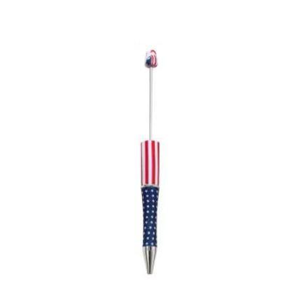 【P1】Beadable Pens Bulk Plastic Bead Ballpoint Pens for DIY 