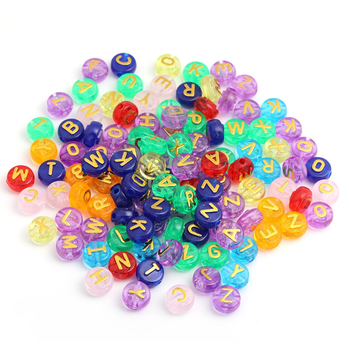【B53】250 grams Colorful Acrylic Small Letter Beads Variuos Styles-JPM