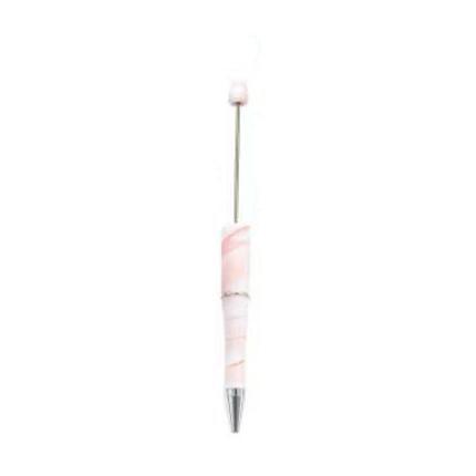 【P1】Beadable Pens Bulk Plastic Bead Ballpoint Pens for DIY 