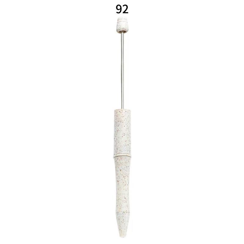 【P1】Beadable Pens Bulk Plastic Bead Ballpoint Pens for DIY 