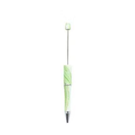 【P1】Beadable Pens Bulk Plastic Bead Ballpoint Pens for DIY 