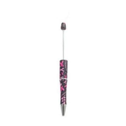【P1】Beadable Pens Bulk Plastic Bead Ballpoint Pens for DIY 