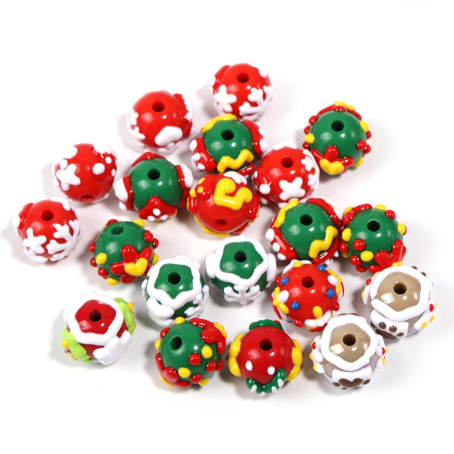 【B77】Christmas beads for DIY pens and more -JPM