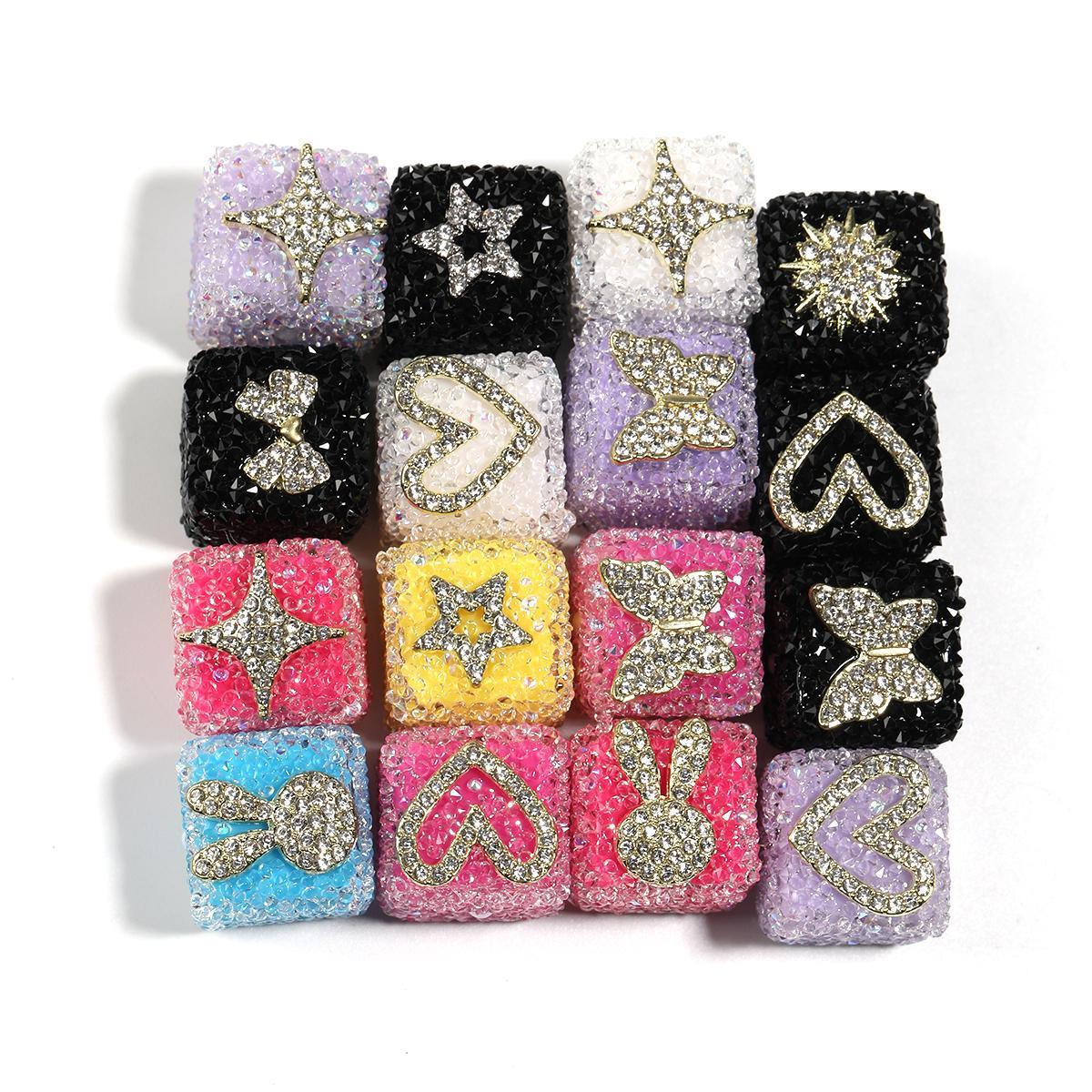 【B42】20pcs DIY mixcolor sparkling rhinestone -JPM