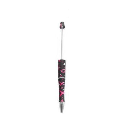 【P1】Beadable Pens Bulk Plastic Bead Ballpoint Pens for DIY 