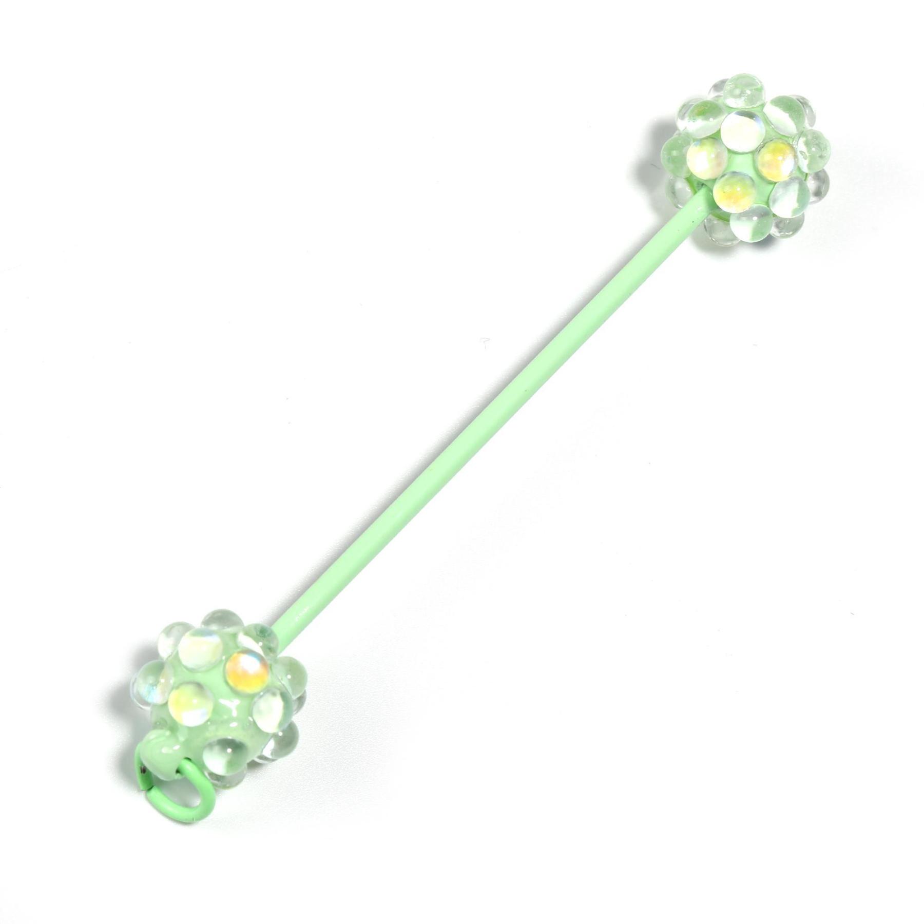 【P243】 5PCS Creative handmade beaded keychain accessory pendant with beaded stick-JPM