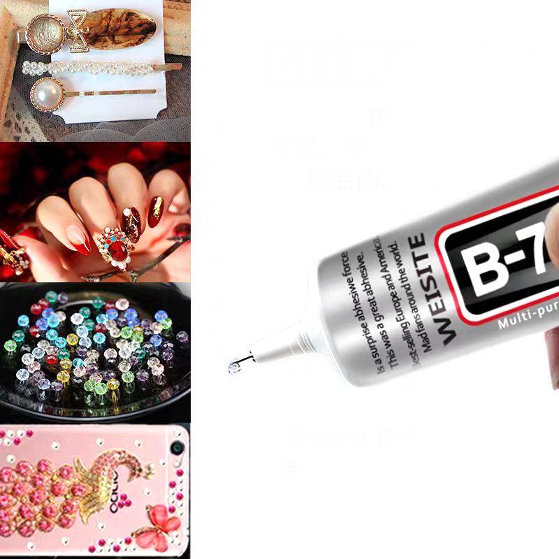 【G26】 5pcs/pack B7000 Glue with Rhinestone Applicator Kit-JPM
