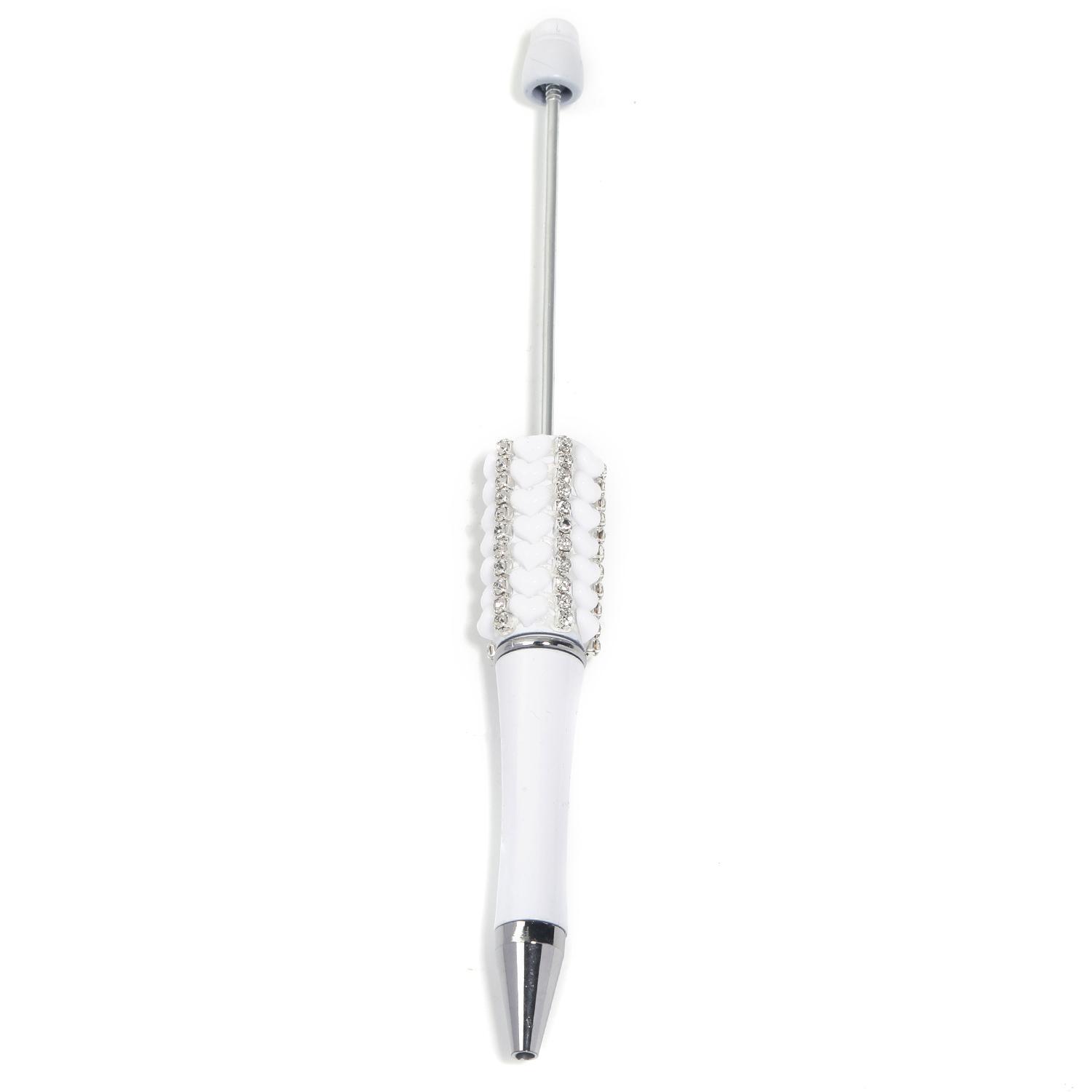 【P200】5pcs Rhinestone chain small love bead pen-JPM