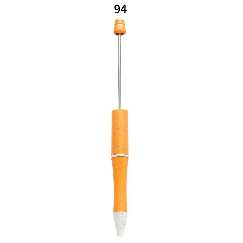 【P1】Beadable Pens Bulk Plastic Bead Ballpoint Pens for DIY 