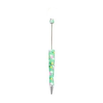 【P1】Beadable Pens Bulk Plastic Bead Ballpoint Pens for DIY 
