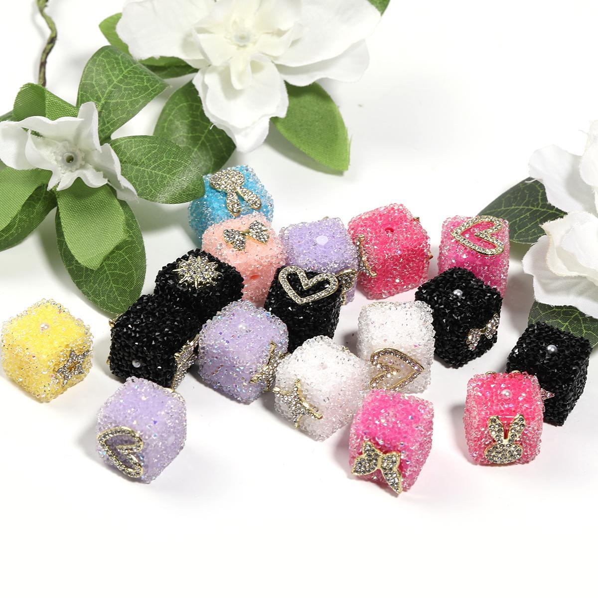 【B42】20pcs DIY mixcolor sparkling rhinestone -JPM