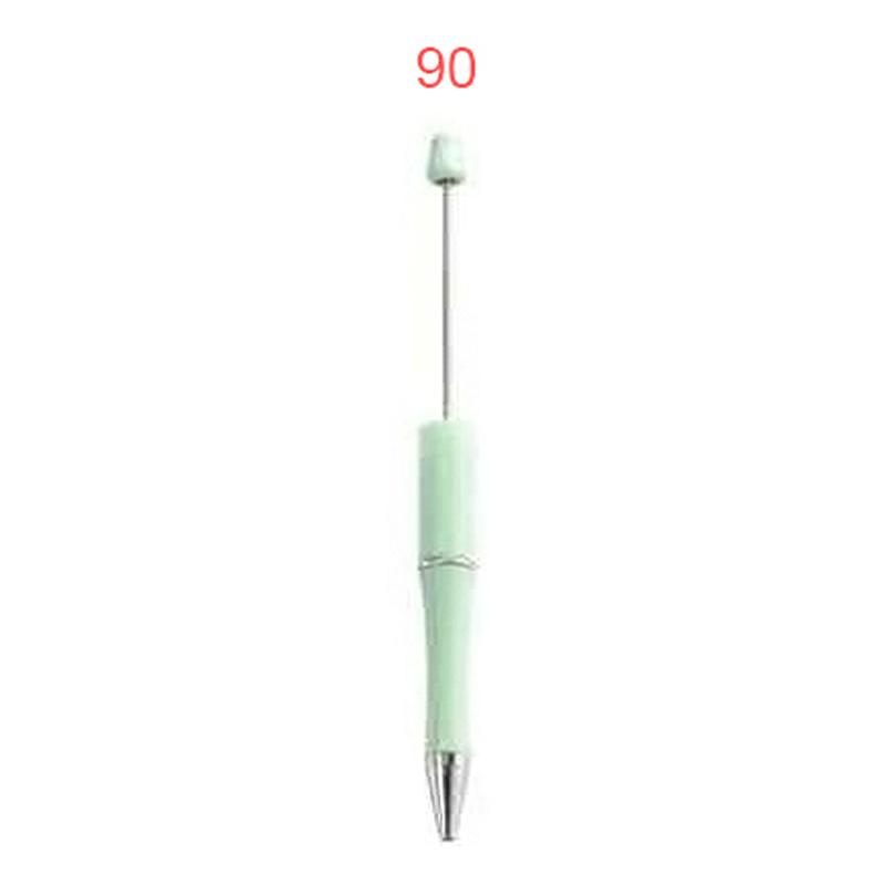 【P1】Beadable Pens Bulk Plastic Bead Ballpoint Pens for DIY 