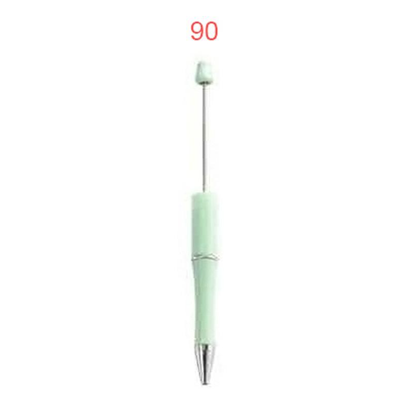 【P1】Beadable Pens Bulk Plastic Bead Ballpoint Pens for DIY 
