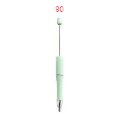 【P1】Beadable Pens Bulk Plastic Bead Ballpoint Pens for DIY 