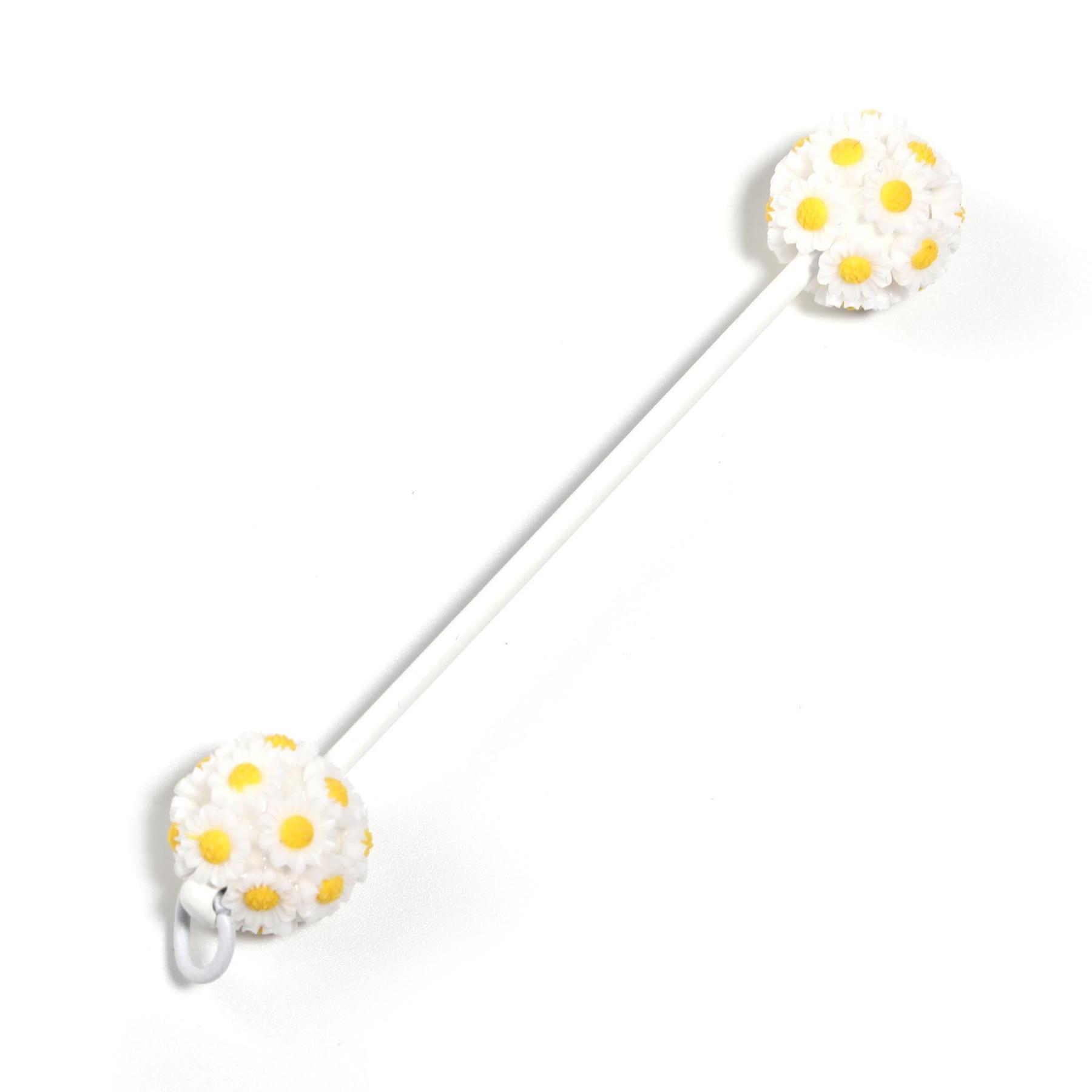 【P243】 5PCS Creative handmade beaded keychain accessory pendant with beaded stick-JPM