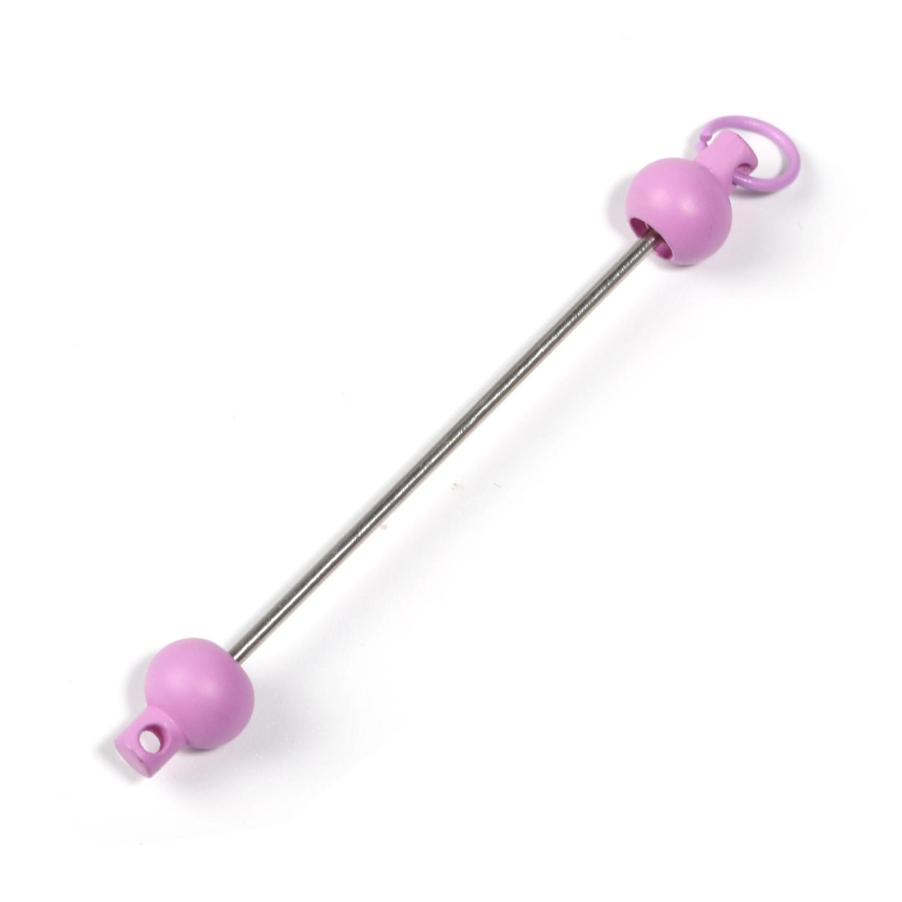 【P243】 5PCS Creative handmade beaded keychain accessory pendant with beaded stick-JPM