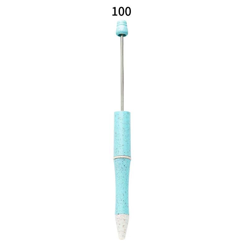 【P1】Beadable Pens Bulk Plastic Bead Ballpoint Pens for DIY 