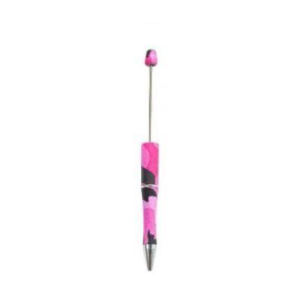 【P1】Beadable Pens Bulk Plastic Bead Ballpoint Pens for DIY 